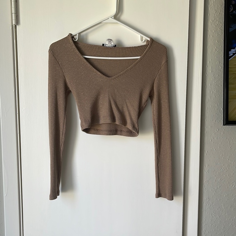 Fashion nova taupe 2 pc set